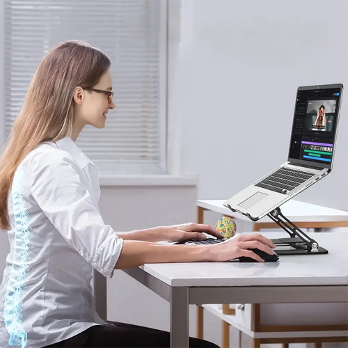 2-in-1 Laptop & Phone Adjustable Stand